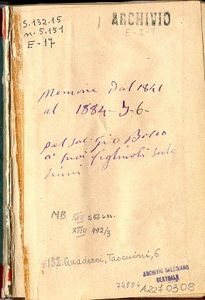 TESTAMENTO SPIRITUALE DI DON BOSCO